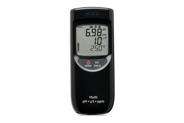 Máy đo nhiệt độ/pH/EC/TDS thang thấp Hanna HI991300 (chống thấm nước)